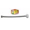 Fluidmaster Fluidmaster 3/8 in. Compression X 7/8 in. D Ballcock 12 in. Braided Stainless Steel Toilet Supply Li B1T12CS - alternate 4